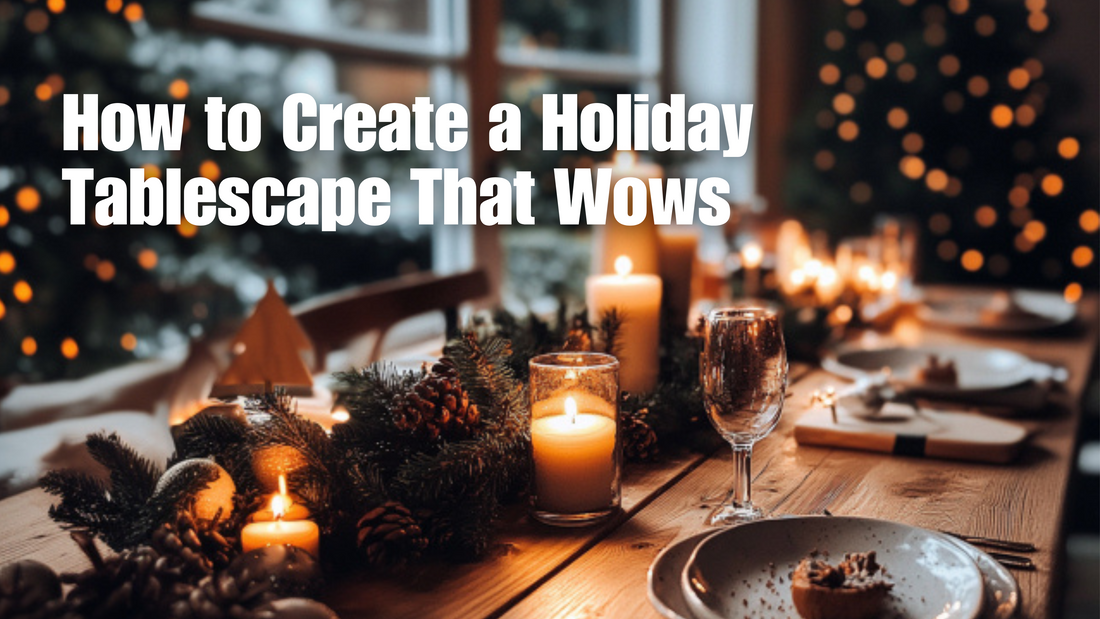 How to Create a Holiday Tablescape That Wows