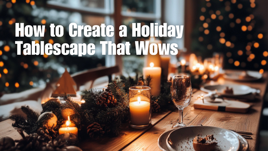 How to Create a Holiday Tablescape That Wows