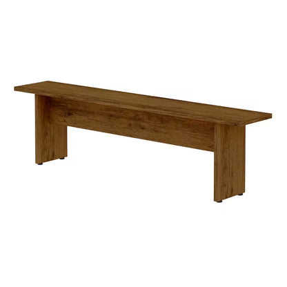 Tarrytown 67.91 In. Nature Rustic Country Dining Bench