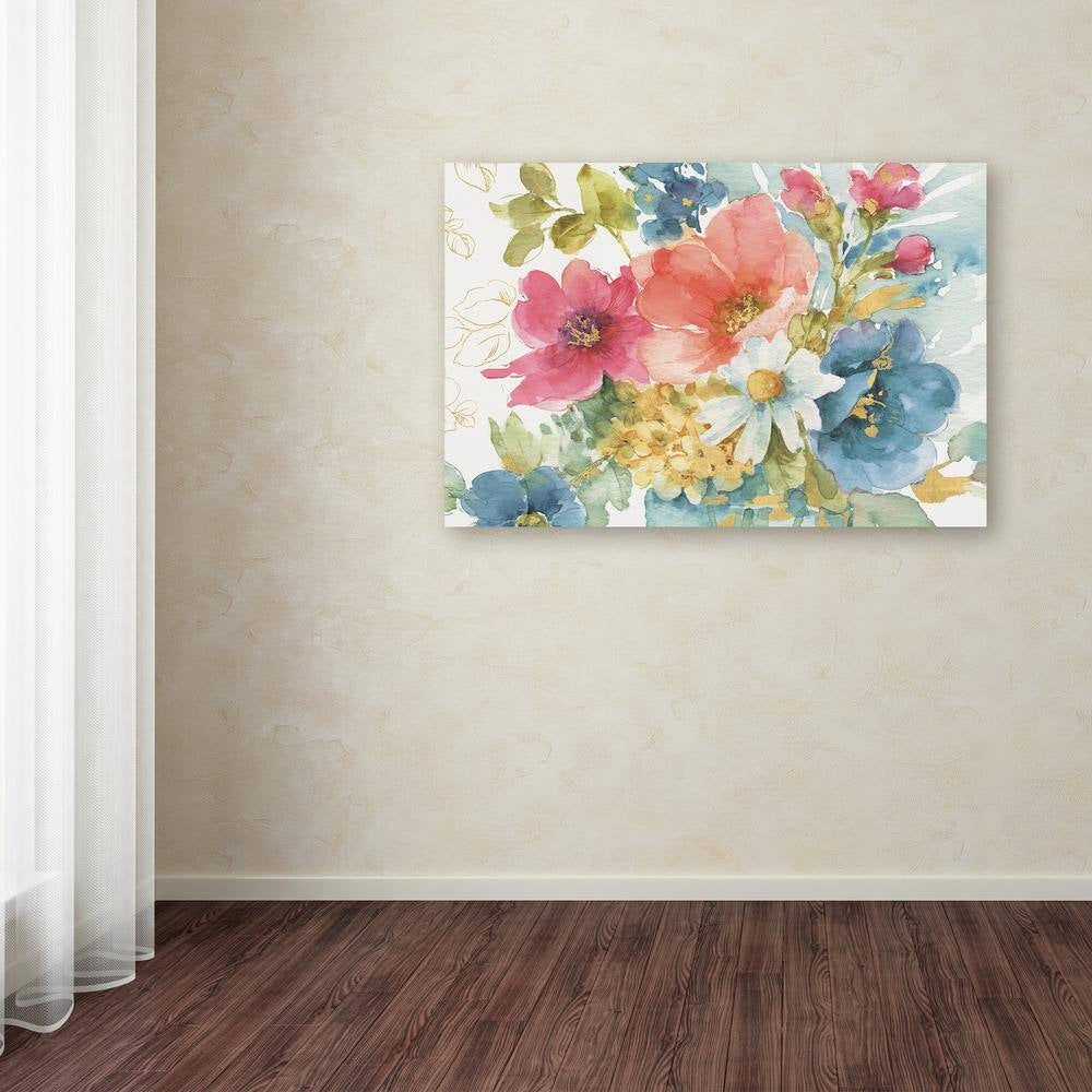 16 In. X 24 In. "My Garden Bouquet I" by Lisa Audit Printed Canvas Wall Art