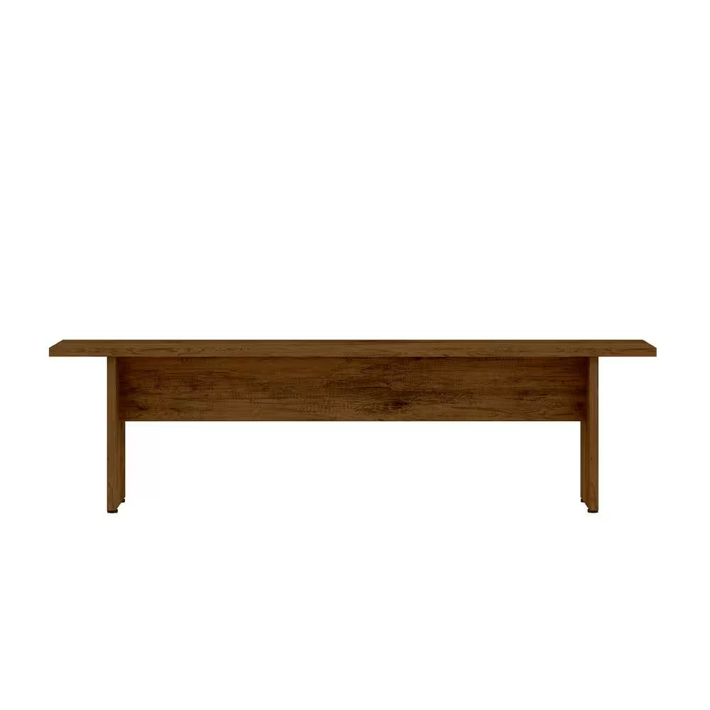 Tarrytown 67.91 In. Nature Rustic Country Dining Bench