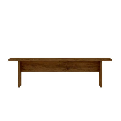 Tarrytown 67.91 In. Nature Rustic Country Dining Bench